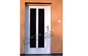 ADLO - Bezpečnostní dveře ADUO, povrch Sprela, prosklené P372, do exteriéru
