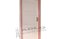 ADLO - Bezpečnostní dveře ADUO, kazetový tvar K200, povrch zárubně RAL3022 