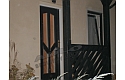 ADLO – Bezpečnostní dveře ADUO, povrch Sprela, prosklené P401, AQUA