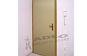 ADLO - Bezpečnostní dveře ADUO, dvoubarevná zárubeň