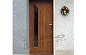 ADLO – Bezpečnostní dveře ADUO, prosklené P371, povrch Sprela, zvenku