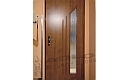 ADLO – Bezpečnostní dveře ADUO,prosklené P371, povrch Sprela, zevnitř