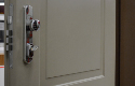 ADLO - Bezpečnostní dveře LISBEO, design dveří kazetové KV-2, povrch dveří Color