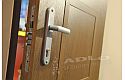 ADLO - Bezpečnostní dveře TEDUO, Lištované, protihlukové extra, lišty ploché