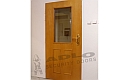 ADLO – Bezpečnostní dveře ZENIT, prosklené P102, povrch Dýha