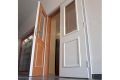 ADLO - Bezpečnostní dveře TESIM, prosklené, dvoukřídlové dveře, dvoubarevné