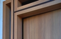 ADLO - Bezpečnostní dveře TEDUO, Termo exteriér, trojsklo světlíky, detail obložení zárubně
