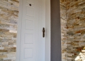 ADLO - Bezpečnostní exteriérové dveře Tesim, profilové F553, povrch dveří Color RAL 9016