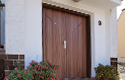 ADLO - Bezpečnostní dveře TEDUO, dvoukřídlé 90+90cm, Lištované L371, vchodové dveře do domu