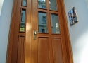 Dvoukřídlé ADLO - Bezpečnostní Termo dveře TEDUO - vstup do bytového domu, prosklené, kazetové