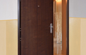 ADLO - Bezpečnostní dveře ADUO, design dveří hladký, povrch dveří Javor Královský