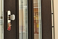 ADLO - Bezpečnostní dveře TEDUO, prosklené P372, Termo trojsklo, dvoubarevné