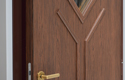 ADLO - Bezpečnostní dveře KASTO, Prosklené P451, Termo Exteriér do rodinného domu, pancéřové trojsklo, zevnitř