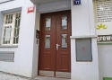 Dvoukřídlé ADLO - Bezpečnostní Termo dveře TEDUO - vstup do bytového domu, prosklené PS 201
