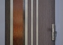 ADLO - Bezpečnostní Termo dveře ADUO, prosklené P371, pancéřové trojsklo, sklo Dubová kůra - bronz