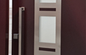 ADLO - Bezpečnostní dveře ADUO, design NOBLESSE, Termo Exteriér do rodinného domu, svislé madlo