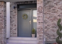 ADLO - Exteriérové Termo dveře ZENEL, profilový design F100, povrch dveří RAL 7024 a světlíky