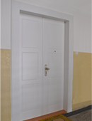 ADLO dvoukřídlé bezpečnostní dveře TEDUO, profilový design, povrch Color, rozměr dveří 160/197cm
