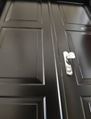 ADLO dvoukřídlé bezpečnostní dveře TEDUO, kazetový design, povrch Color, rozměr dveří 160/205cm