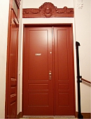 ADLO dvoukřídlé bezpečnostní dveře ARDEN, profilový design, povrch Color, rozměr dveří 160/240cm 