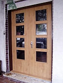 ADLO dvoukřídlé bezpečnostní dveře ADUO, prosklené, povrch Geta rozměr dveří 160/210cm